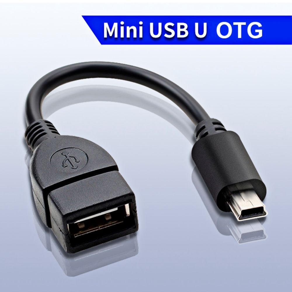 Adaptador Cabo Dados USB 2.0 Mini USB V3 Som Radio Pendrive Camera GPS Canon T Gopro 5 pin em Oferta na Shopee