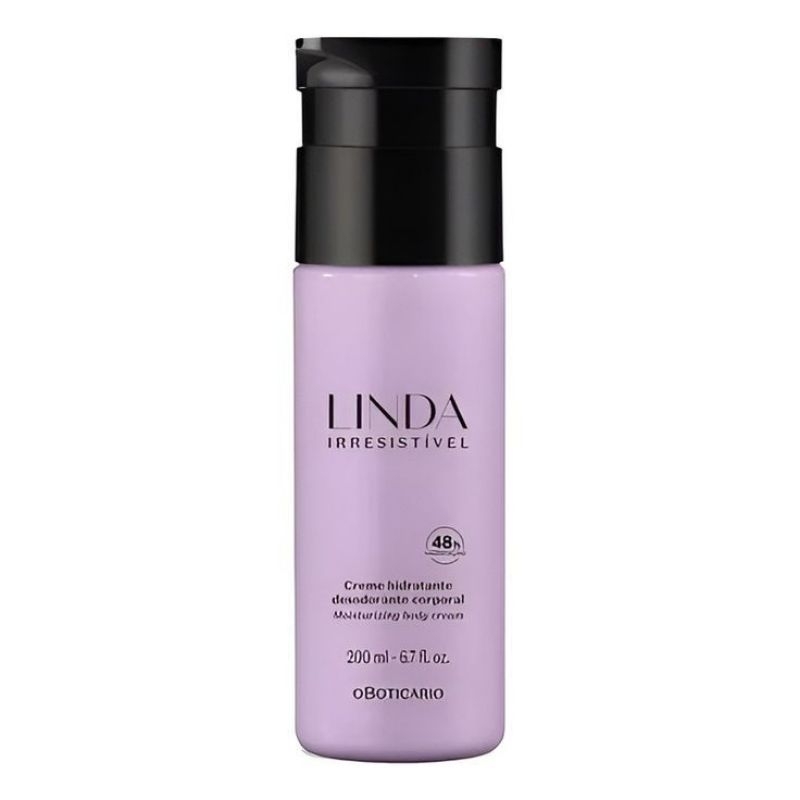 Hidratante Corporal Linda Irresistível 200ml | Perfume Doce Feminino | Pele Macia e Perfumada | Alta Fixação