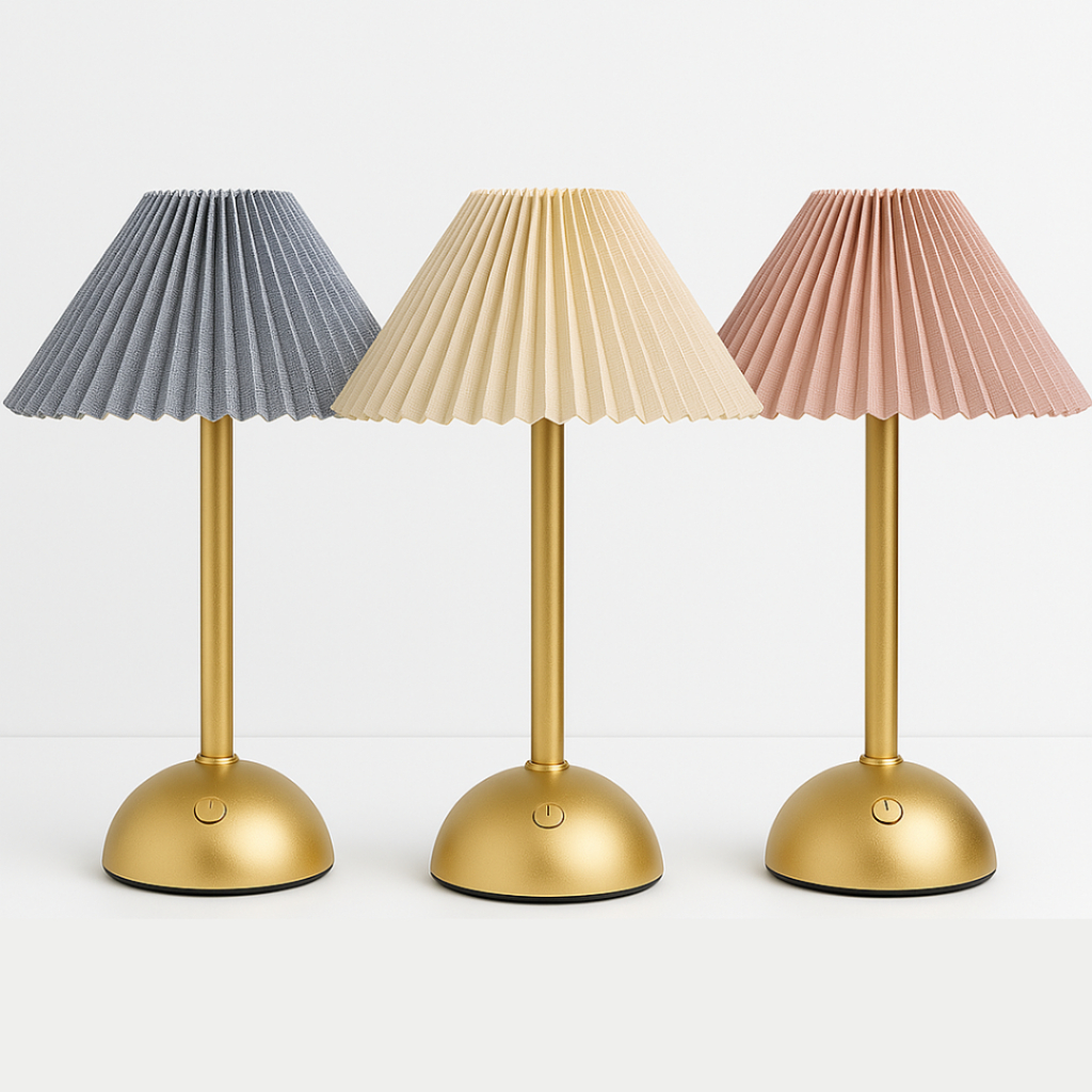 Lâmpada Abajur de Mesa TOUCH USB Três Tons Simples Minimalista Quarto Dormir Luz Noturna Luminária