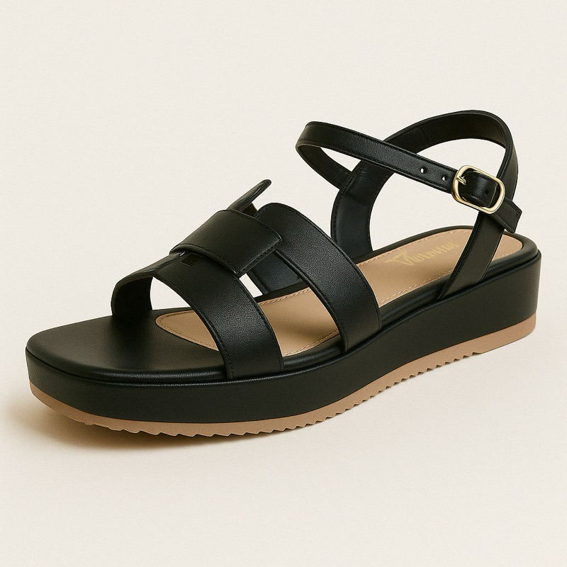 Sandália Feminina Moda Flat H Delicada Conforto Leve 119-04 em Oferta na Shopee