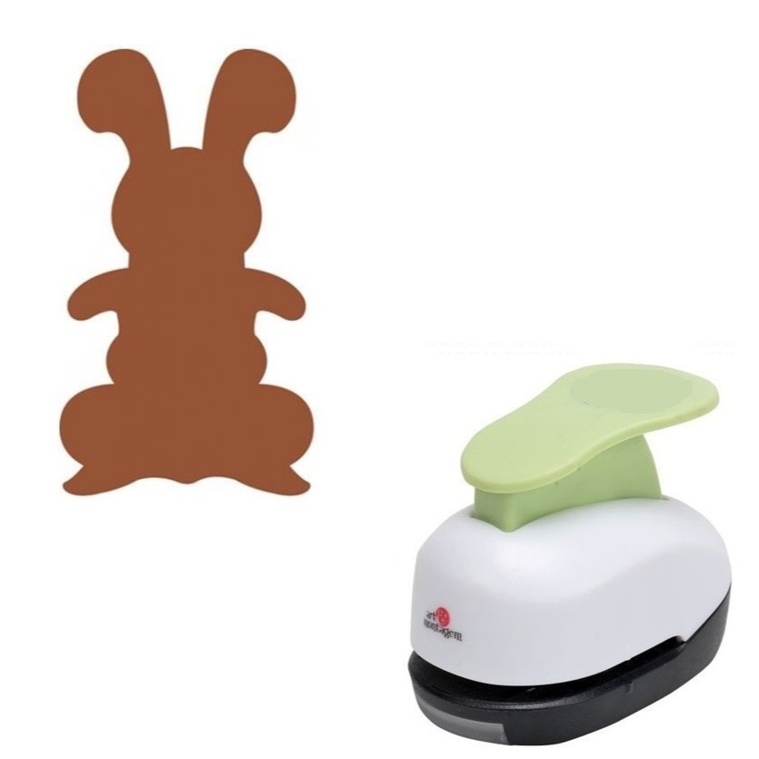Furador Scrapbook Papel E Eva Jumbo - Coelhinho 2,3cm