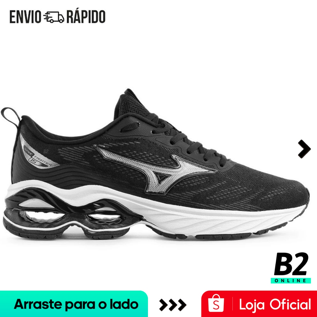 Tênis Mizuno Wave Frontier 15 Masculino Original Com Nota Fiscal e Garantia - Sports & Outdoors