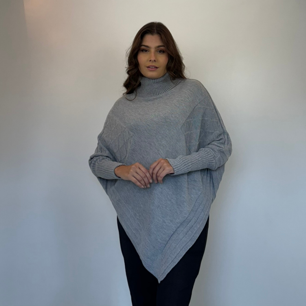 QUE CHIIIIK 😍 Poncho Blusa Feminina Inverno Kimono Morcego Xale Capa