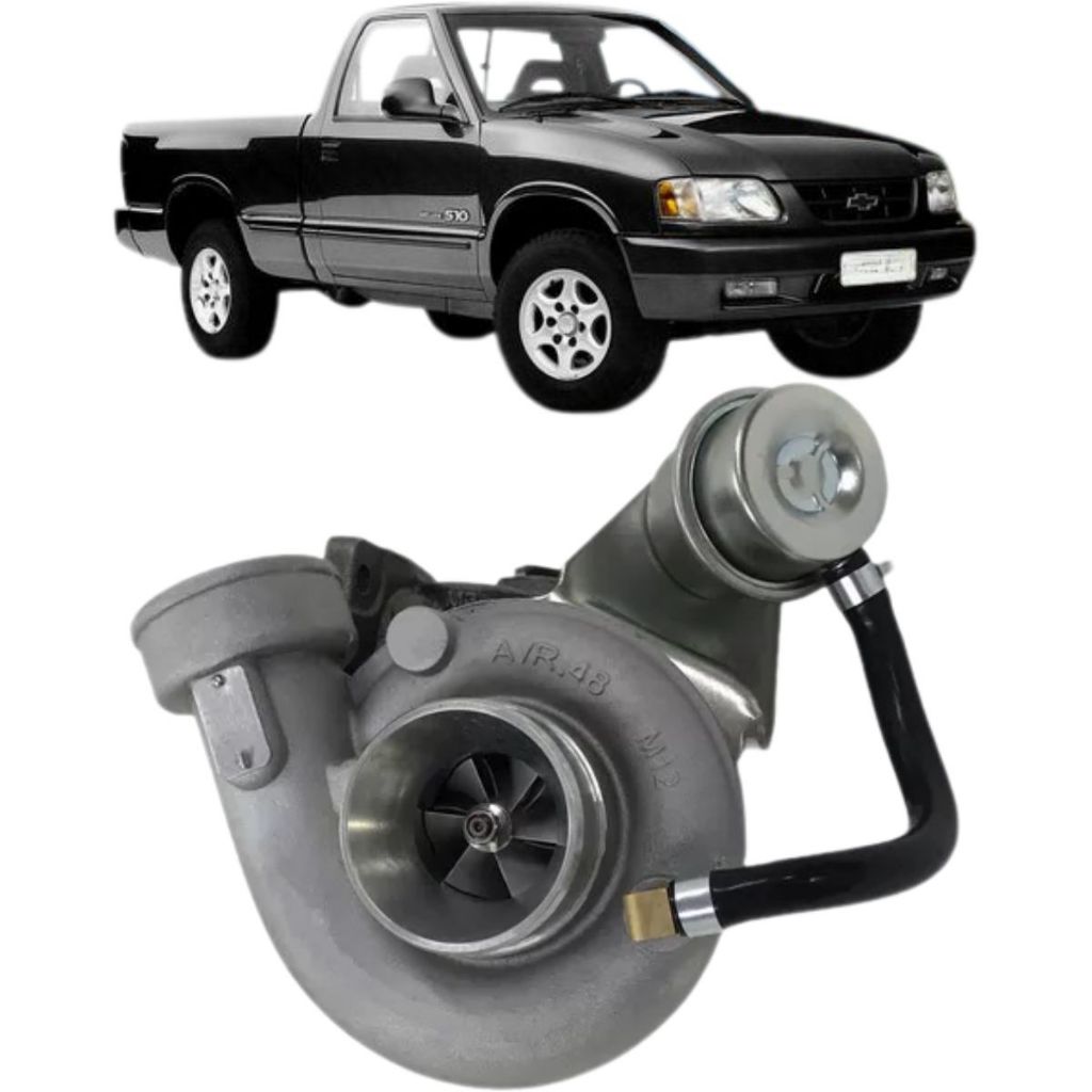 Turbina Caracol Turbo Compressor Chevrolet S10 2.5 HS Maxion  1996 1997 1998 1999 2000 em Oferta na Shopee