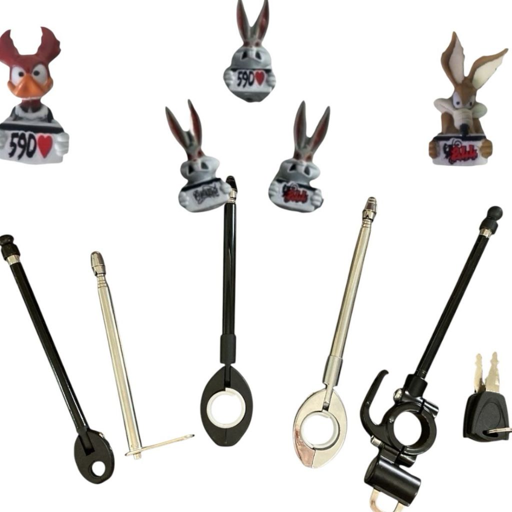 Antena Corta Linha Pipa Guidão + Enfeite Do Grau Coiote Pica Pau Coelho em Oferta na Shopee