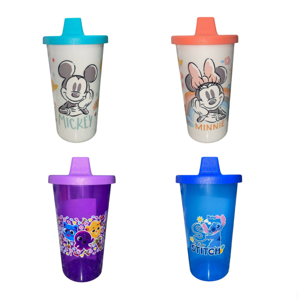 Copo Personagens C/Tampa Easy Infantil 340 Ml - BabyGo