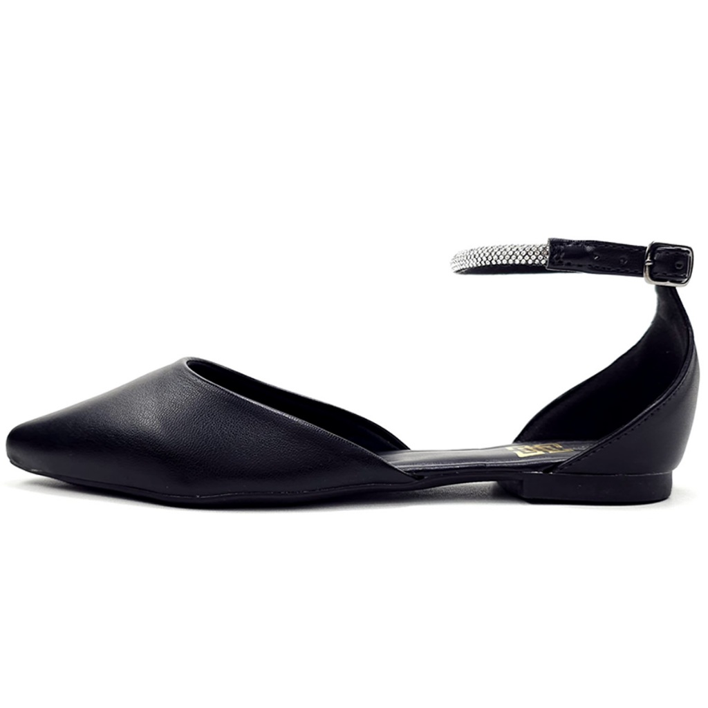 Sandália Salome Feminina Tira de Amarrar com Strass em Oferta na Shopee