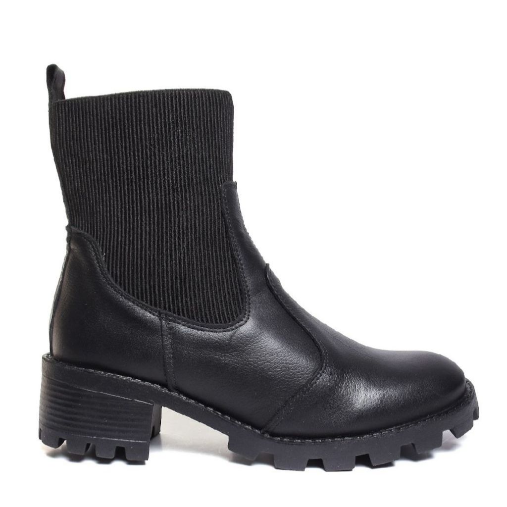 COTURNO FEMININO  COURO MODA  PROMOCIONAL SOLA GROSSA TRATORADA MUITO USADA INVERNO MAIS VENDIDA