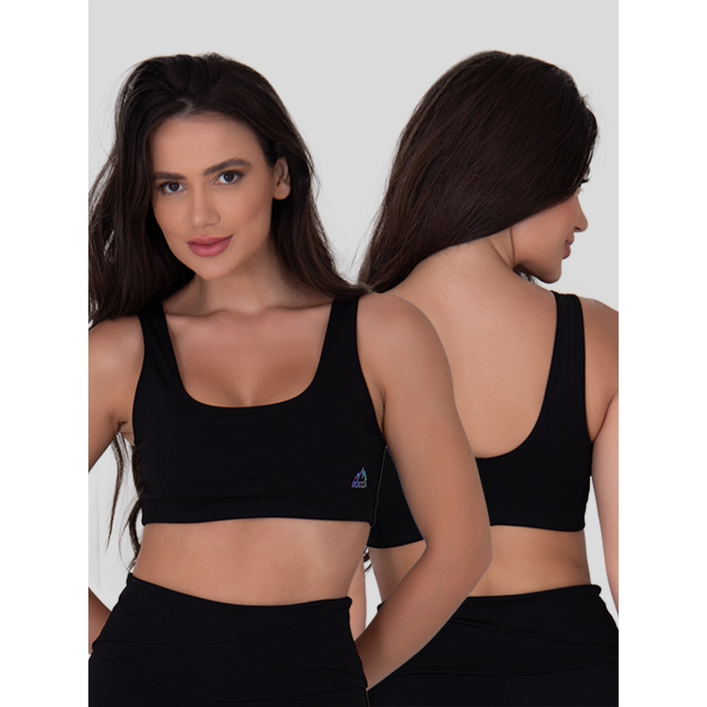 Top Feminino Academia Basic Lux Fitness em Oferta na Shopee