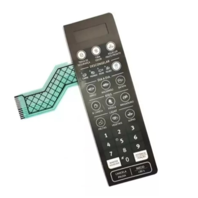 MEMBRANA PAINEL CONTROLE MICRO-ONDAS ELECTROLUX ORIGINAL A08574301