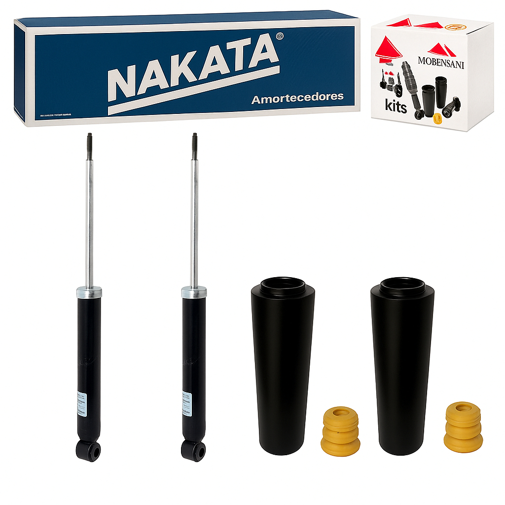 Kit amortecedor Traseiro + Amortecedor Toyota ETIOS 2012 a 2024 Mobensani