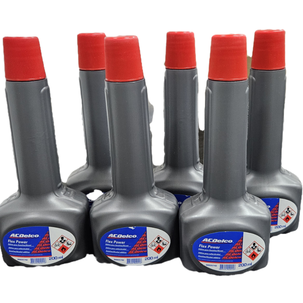 Kit 6 Aditivos de Combustível Flex 200ml Acdelco 88905742 em Oferta na Shopee