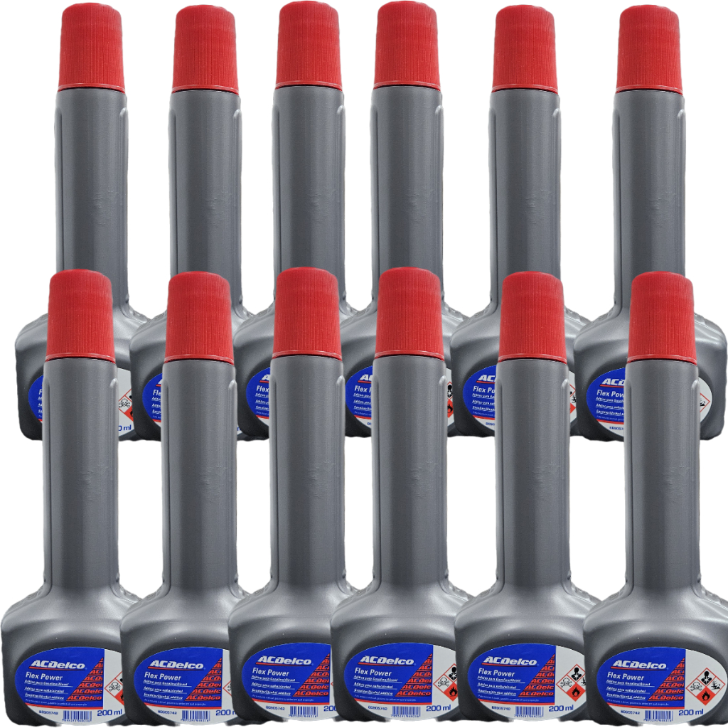 Kit 12 Aditivos de Combustível Flexpower Universal 200ml Acdelco 88905742 em Oferta na Shopee