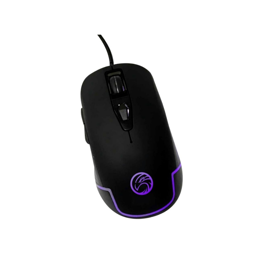 Mouse Gamer USB BPC M781 com Iluminação LED – Preto