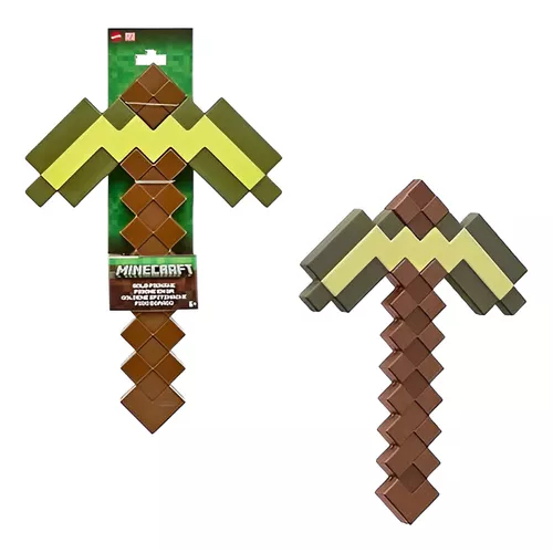 Minecraft Vanilla Armas De Batalha Picareta - Mattel Hff59 em Oferta na Shopee
