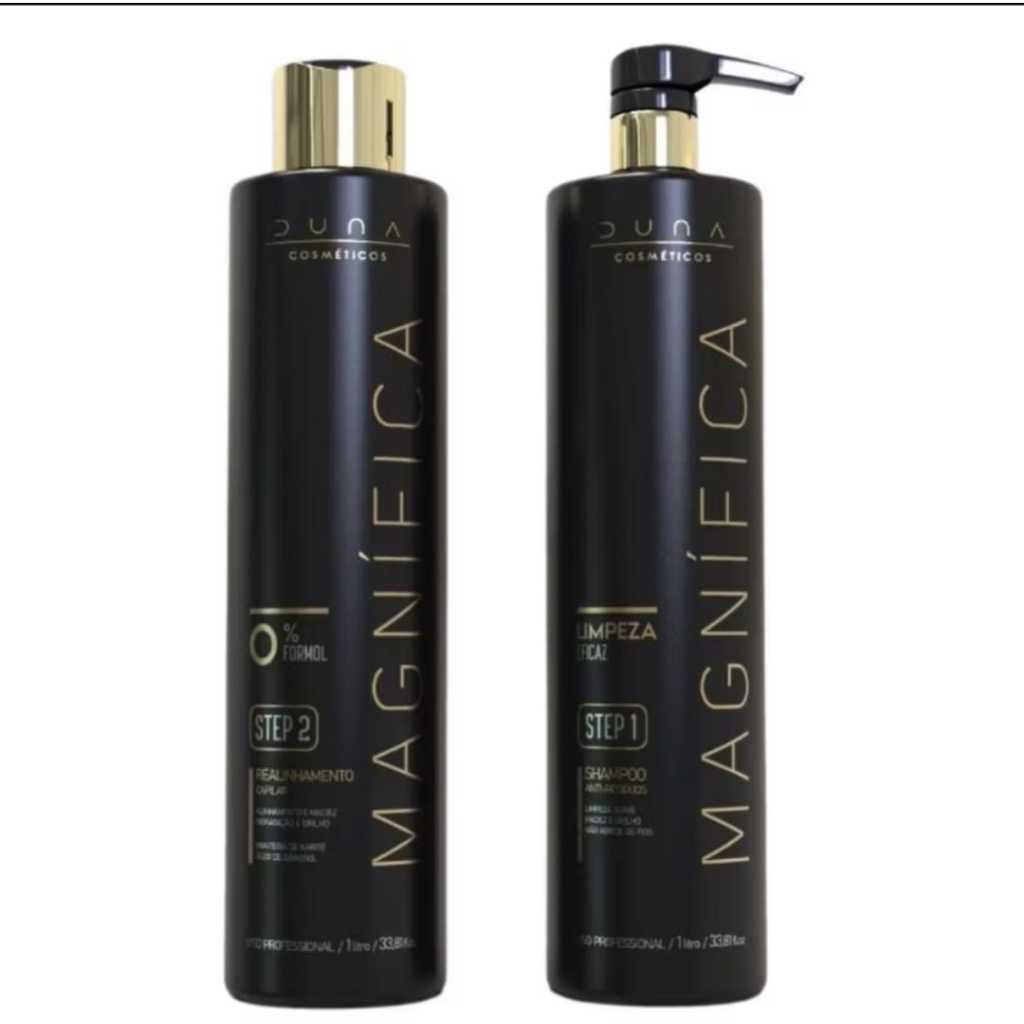 Progressiva Magnifica Duna – Sem Formol 1L + Shampoo Purificante 1L