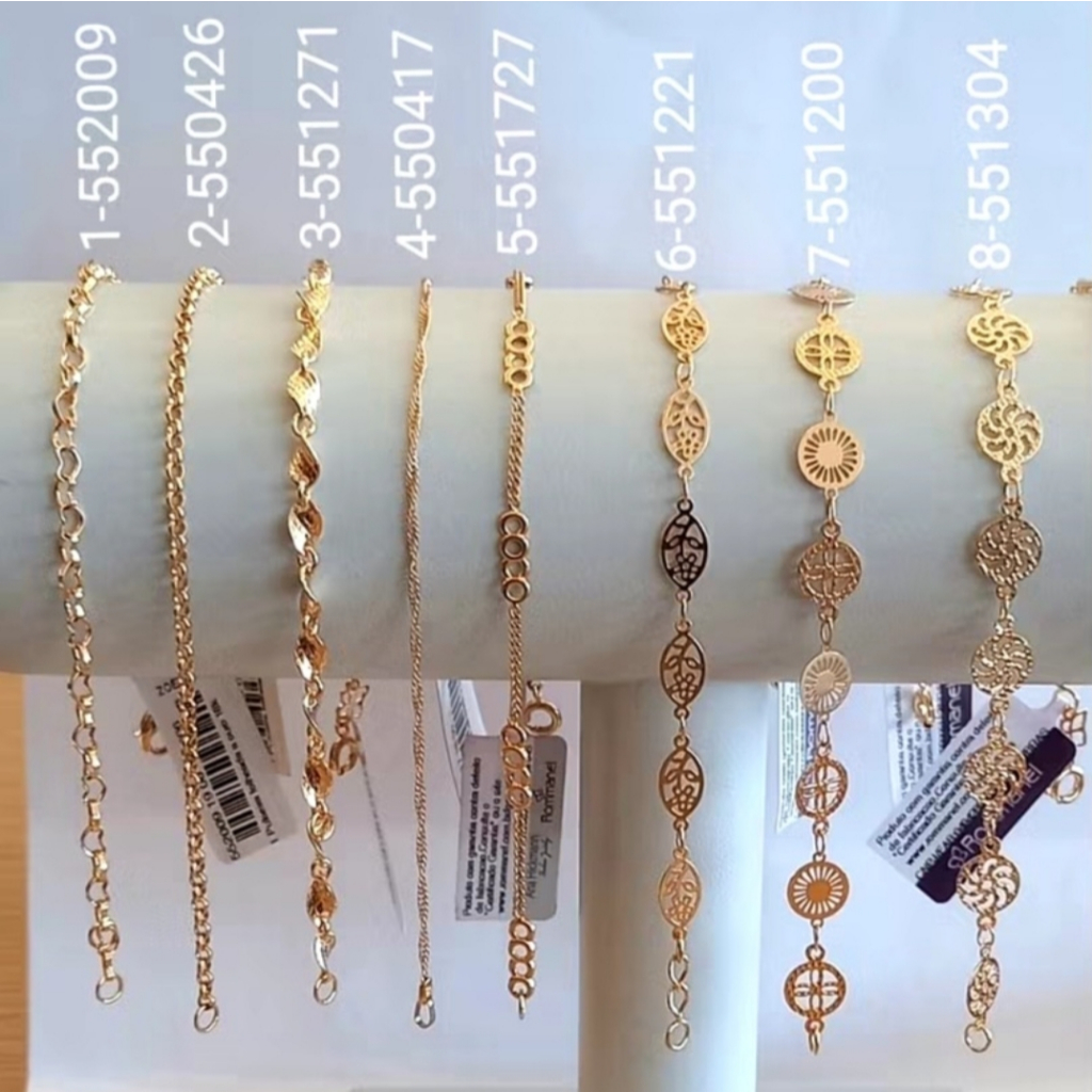 Pulseira Feminina Rommanel / Pulseiras Femininas Vários modelos em Oferta na Shopee