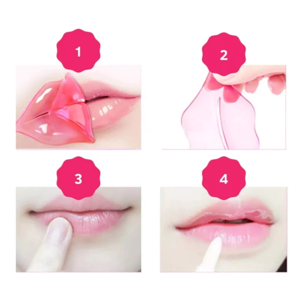 Kit 10 Hidratante Labial E 10 Pares Máscara Para Olhos