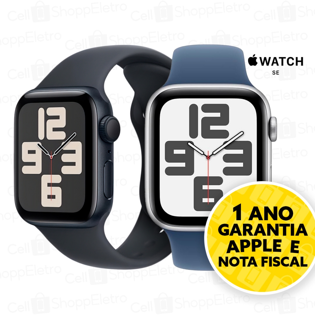 Relógio Apple Watch Series SE 2 GPS 40mm 44mm 1 Ano Garantia com Nota Fiscal
