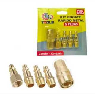 KIT ENGATE RAPIDO 5 PÇ FBG 3024 em Oferta na Shopee