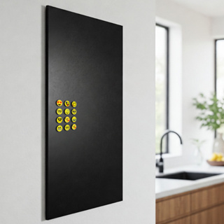 Painel Metálico 70X45cm PRETO Mural De Fotos e recados + 12 Imãs em Oferta na Shopee