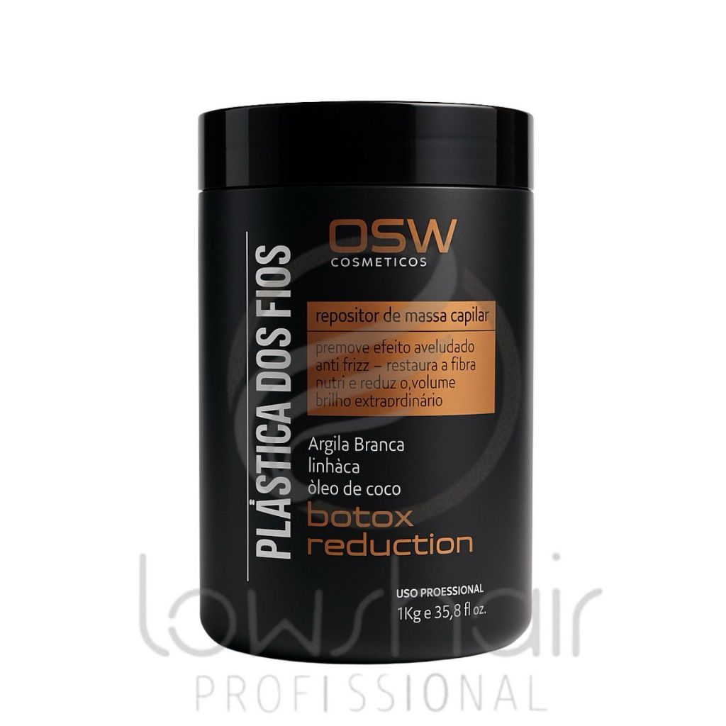 Máscara Capilar OSW | Alinhamento dos Fios e Redução de Volume | 1Kg em Oferta na Shopee