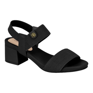 Sandalia Modare Salto Bloco Baixo Feminina Conforto Tiras Original em Oferta na Shopee