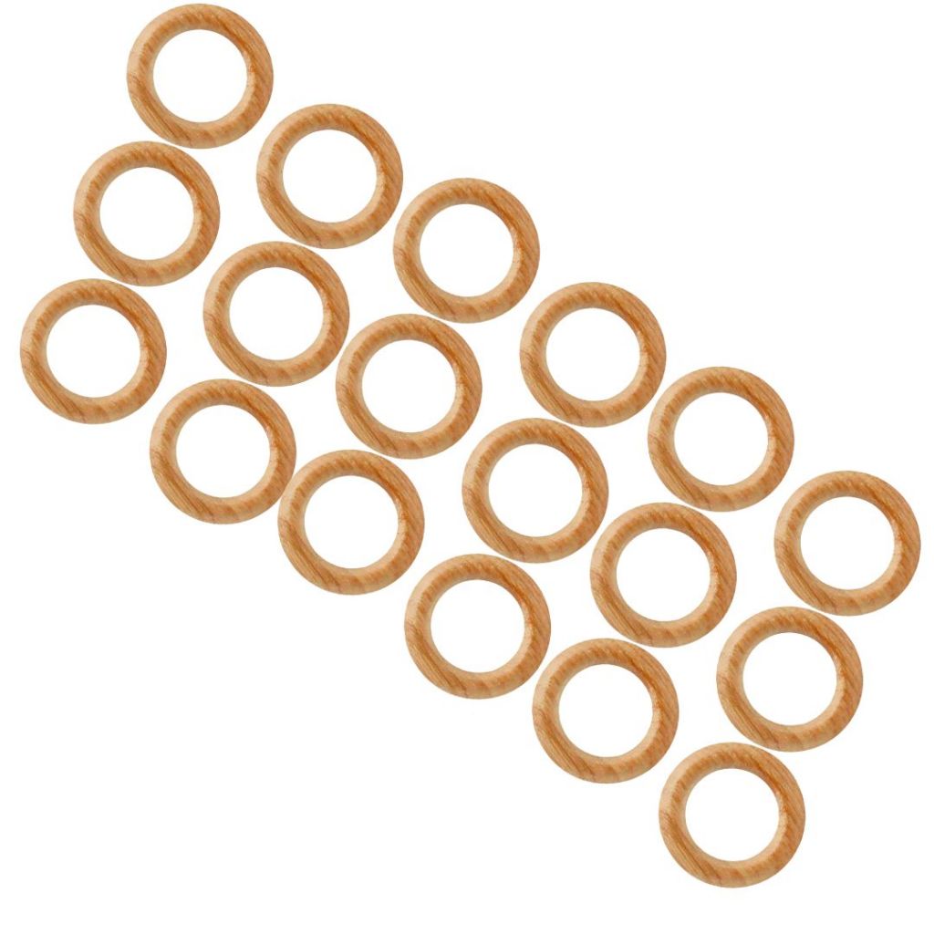 Kit de Porta Guardanapo Argola de Madeira Premium Excelente Acabamento