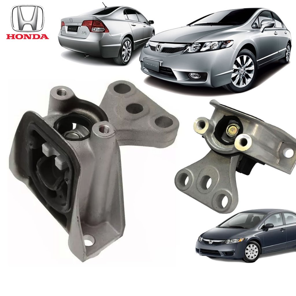 Coxim Câmbio Motor Lado Esquerdo Motorista Honda New Civic G8 até 2012 manual e automático novo c/nf em Oferta na Shopee