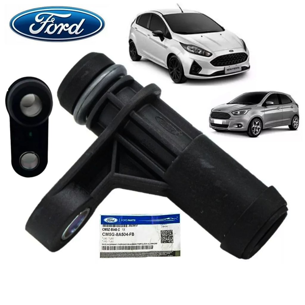 Tubo Conexão Ligação Entrada Água Cabeçote Ford New Ka New Fiesta 1.0 3 cilindros 2014 A 2021 em Oferta na Shopee