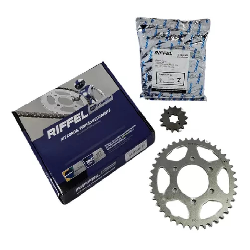 Kit relação Riffel  Xtz 150 Crosser 150