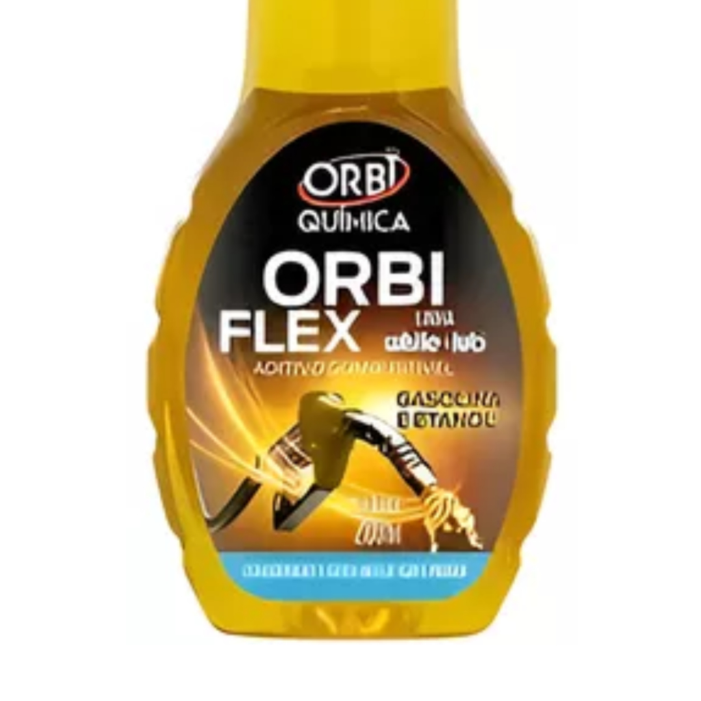KIT 3 Aditivo Combustível Flex 200ml Limpa Bicos Injetores - ORBI-FLEX