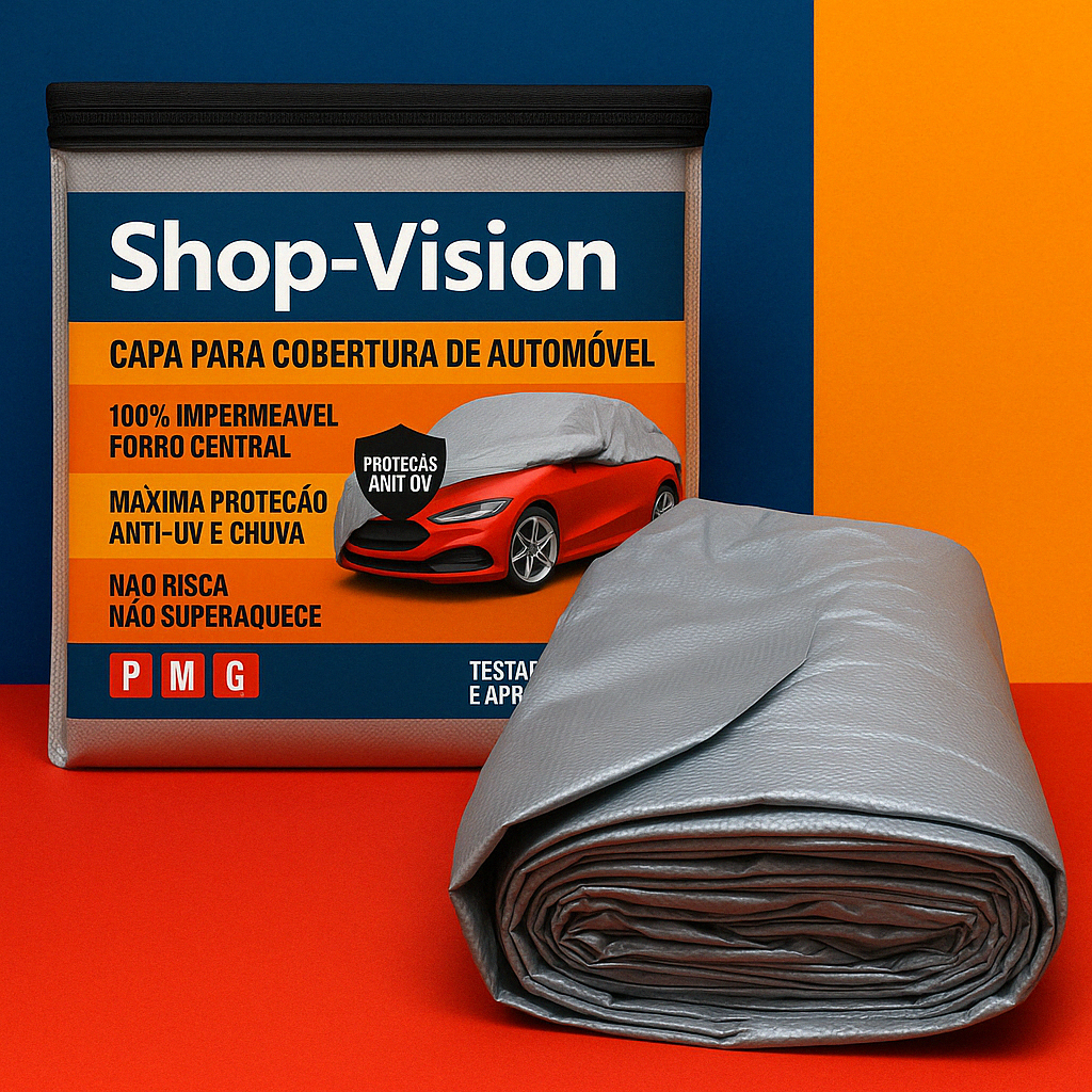 Capa De Cobrir Carro Impermeável Proteção Sol Uv Chuva Forrada em Oferta na Shopee