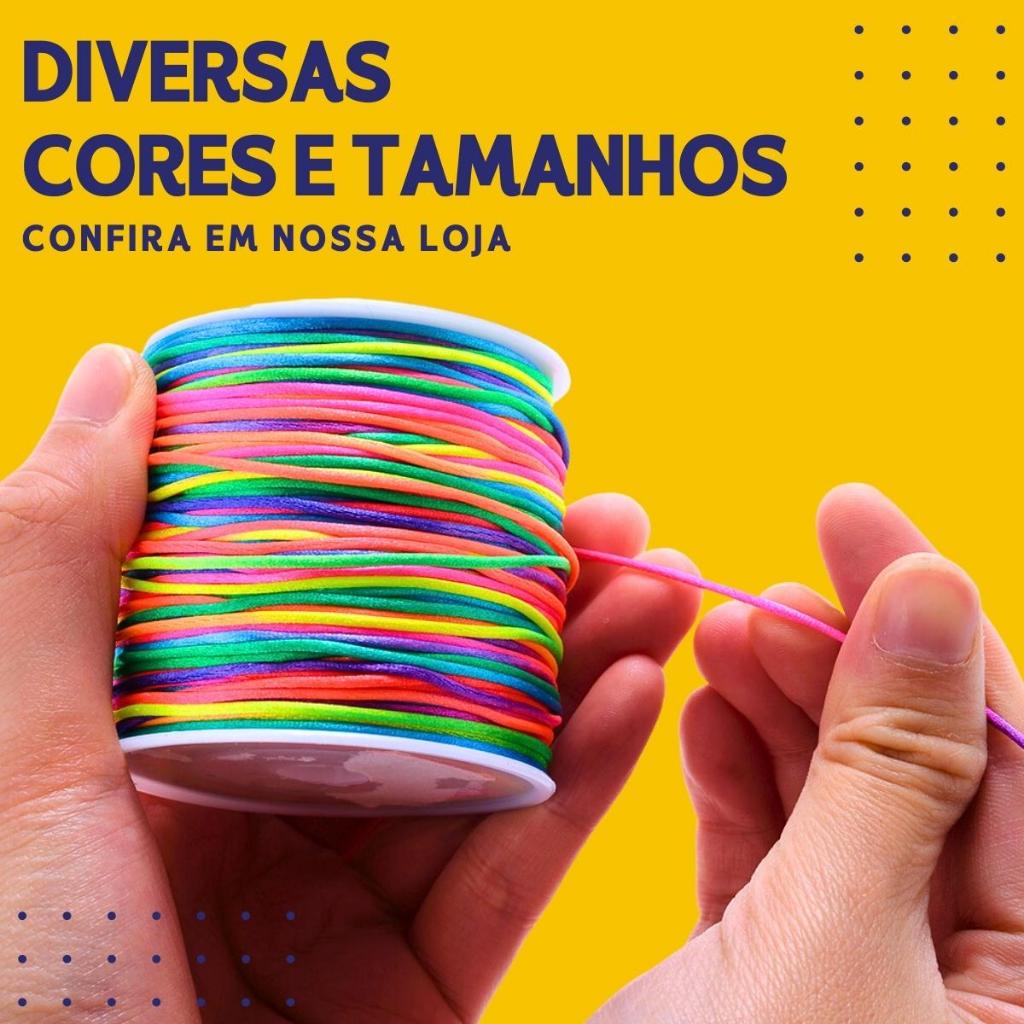 Fio De Seda Fino 0.8 Mm C/100 Metros Resistente Cordão Rabo De Rato De Alta Qualidade - BARUCH