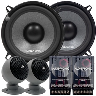 Audiophonic Club Kit 2 Vias Kc 525 5,25 Polegadas 150w Rms em Oferta na Shopee