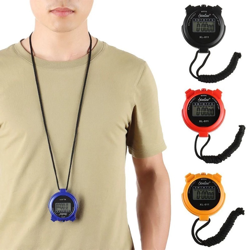 Cronômetro Digital Esportivo com Cordão para Atletismo - Plástico Polipropileno 7cm