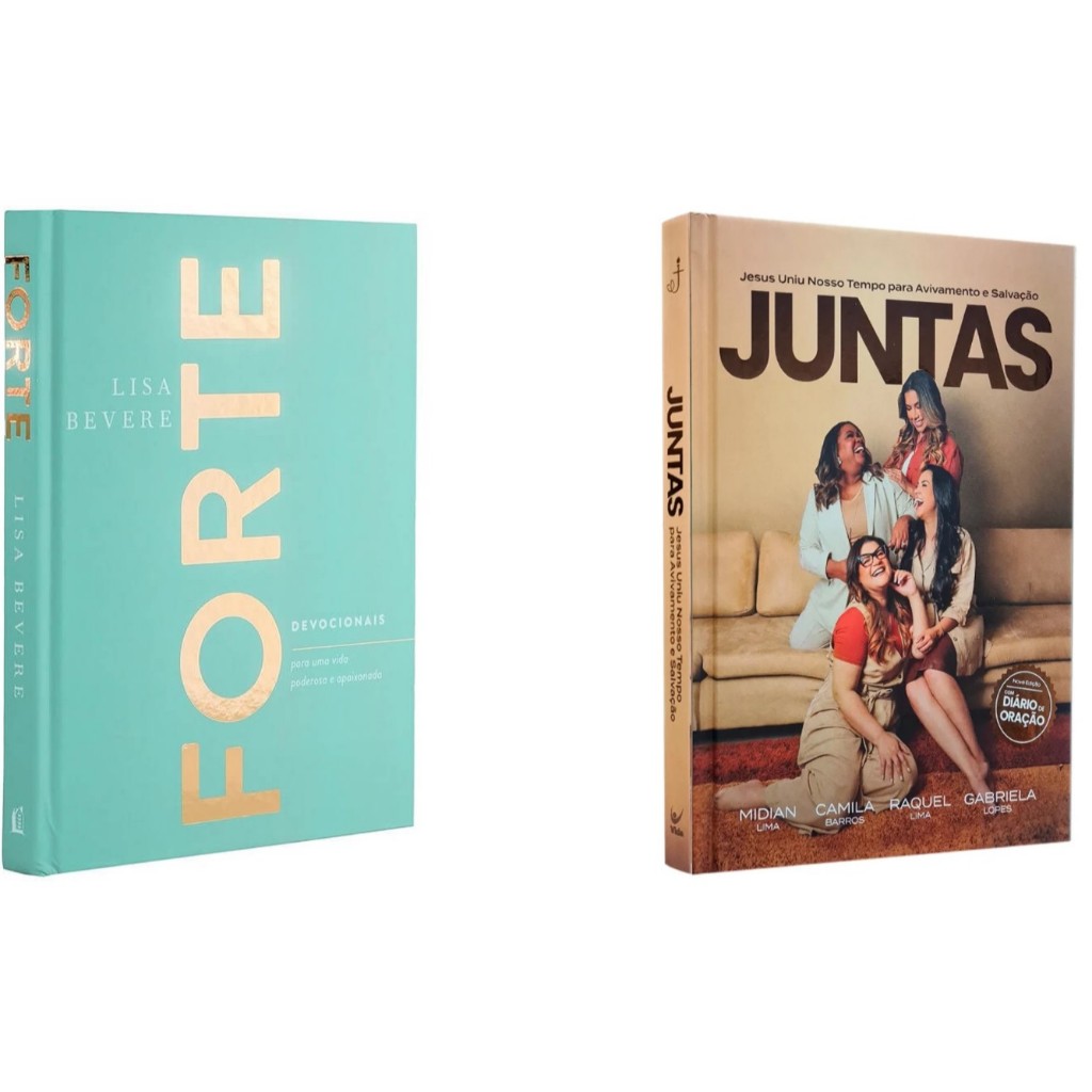 Kit Devocional Forte | Lisa Bevere + Juntas | Jesus Uniu Nosso Tempo em Oferta na Shopee