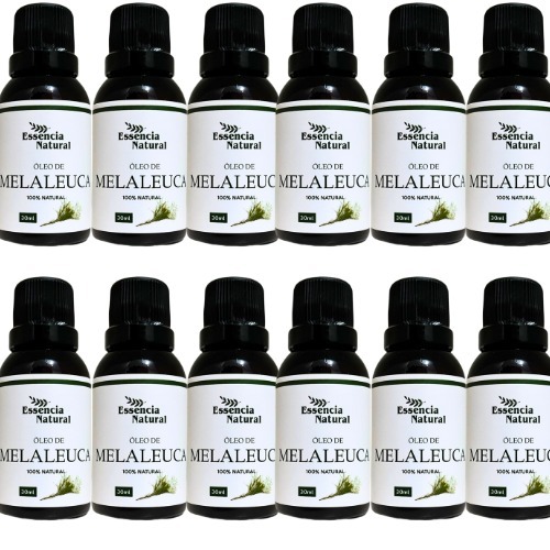 12x Óleo de Melaleuca 30ml (cada)  - Essencia Natural  - Produto 100% NATURAL