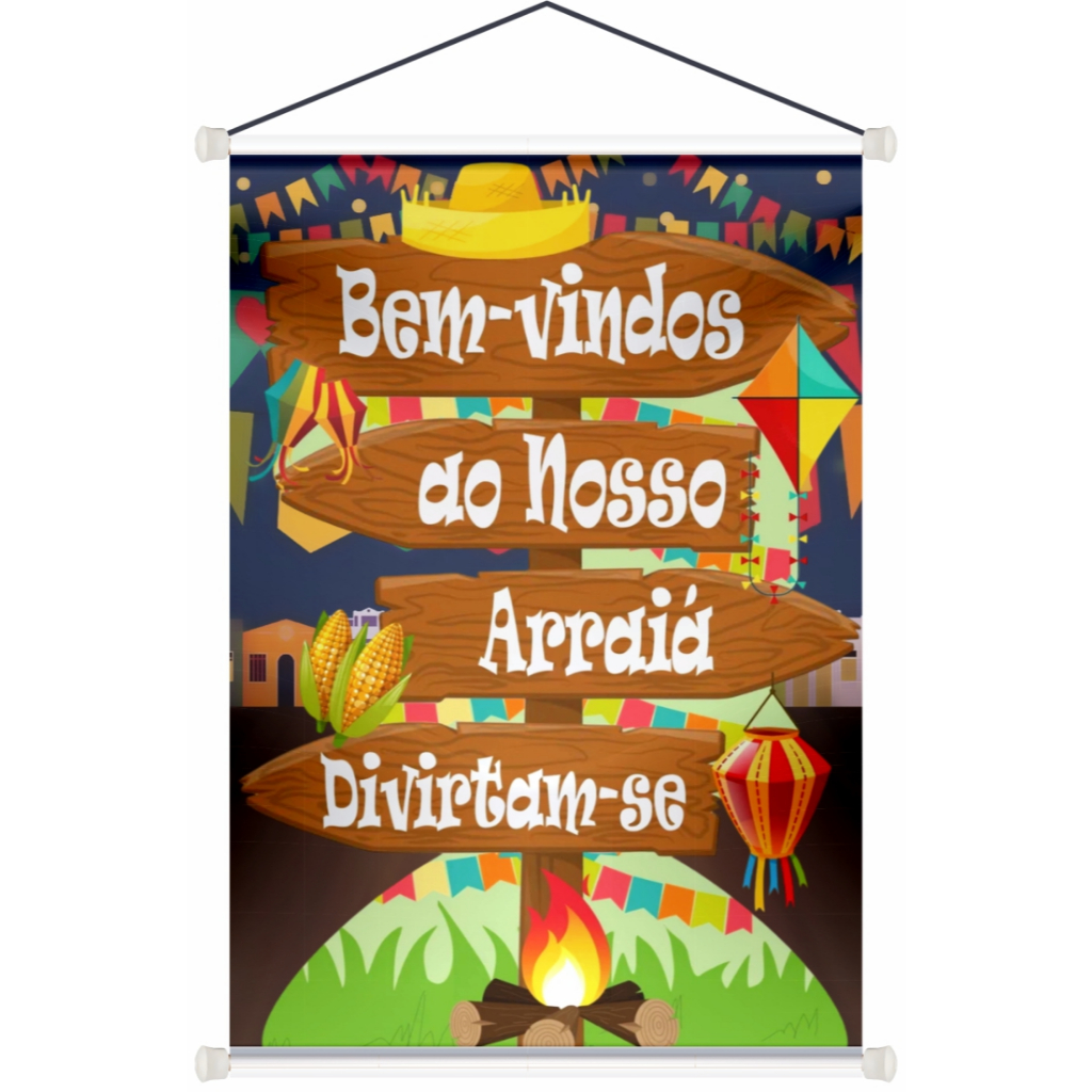 BANNER ARTE PRONTA  - FESTA JUNINA ARRAIÁ