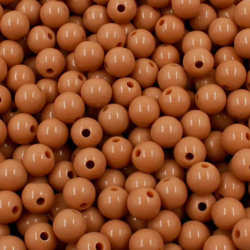 MIÇANGA LEITOSA PLASTICA c furo ( 4 mm ) CARAMELO em Oferta na Shopee