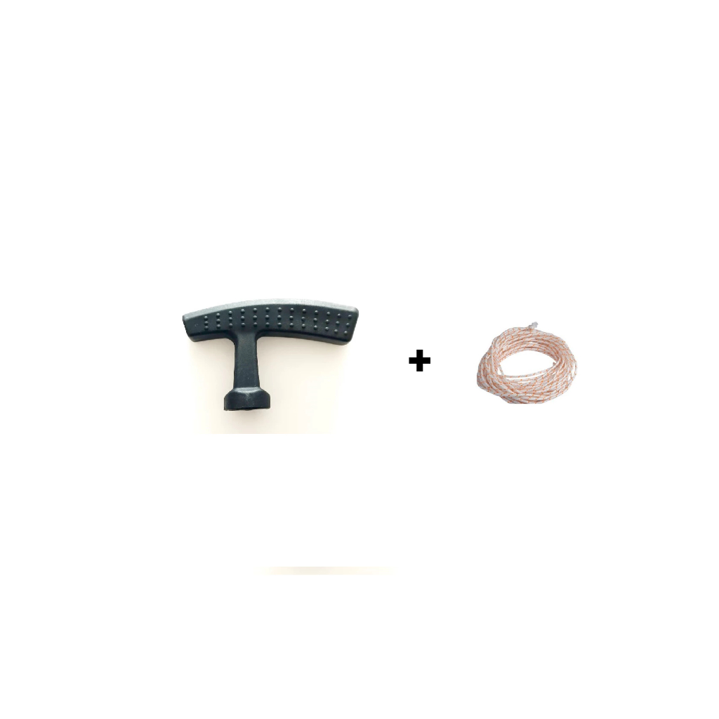 manipulo puxador + cordão 4mm de partida para motoserras