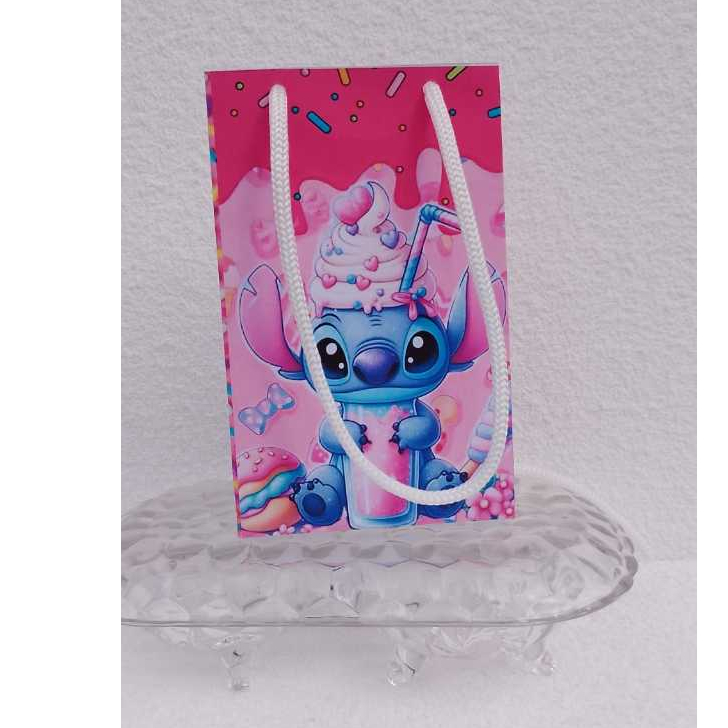 Sacolinha Personalizada  Lilo e Stich Pegue e Monte Lembrancinha  Aniversário Personalizados Stich