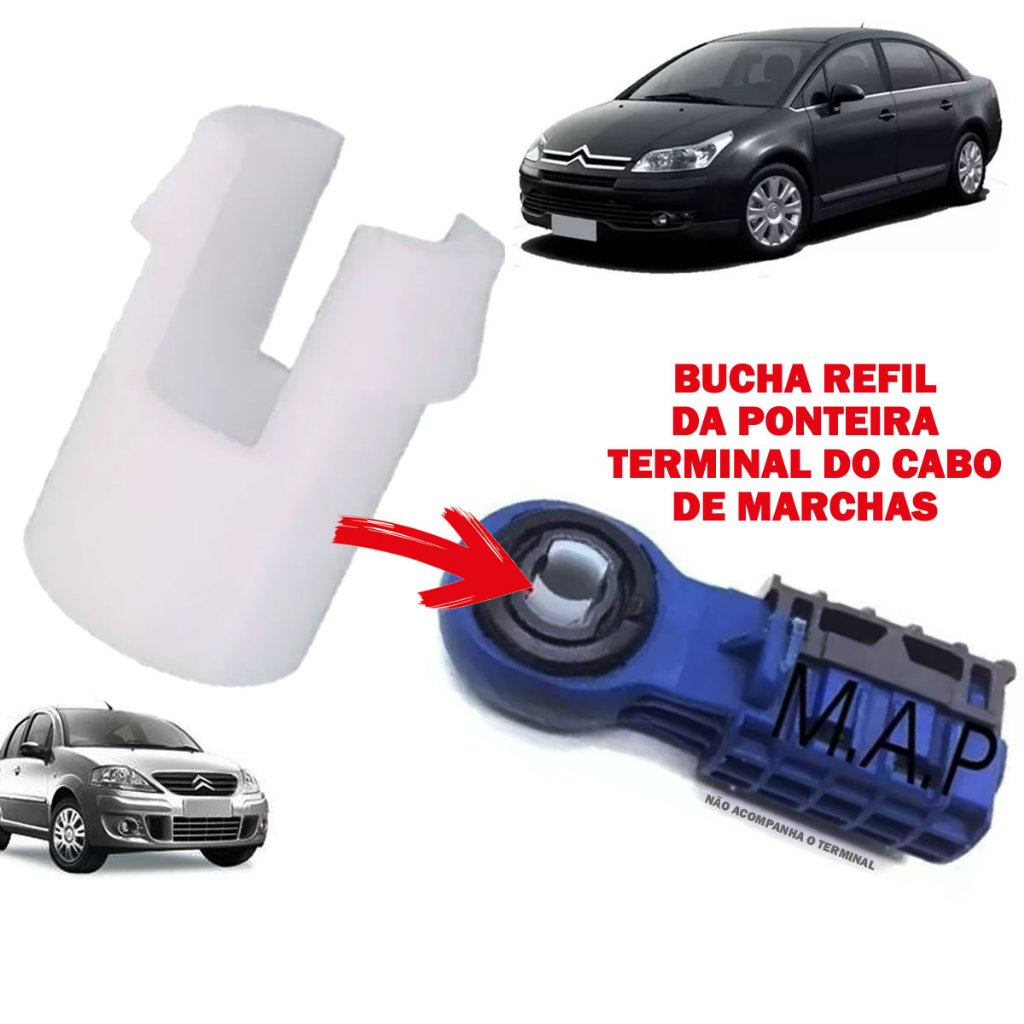 Bucha Do Cabo Alavanca Marcha - Câmbio C4 C3 307 206 207 208 em Oferta na Shopee