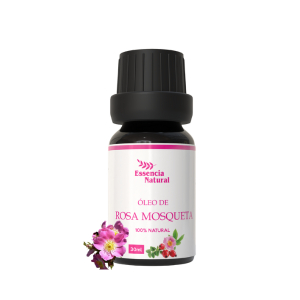 Óleo Vegetal de Rosa Mosqueta 30 ml Puro e Natural - Kits com 1, 2 e 3 Unidades ESSENCIA NATURAL