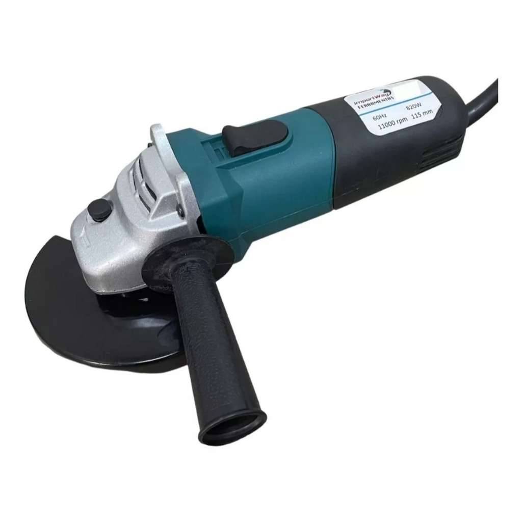 Esmerilhadeira e Lixadeira Angular 820w 115mm 4.1/2 11000rpm Protetor e Punho em Oferta na Shopee