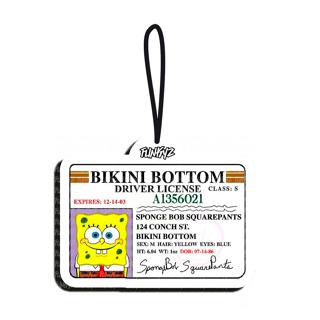 Aromatizante Bob Esponja Cnh (Cheirinho de Carro Tipo Little Tree) em Oferta na Shopee