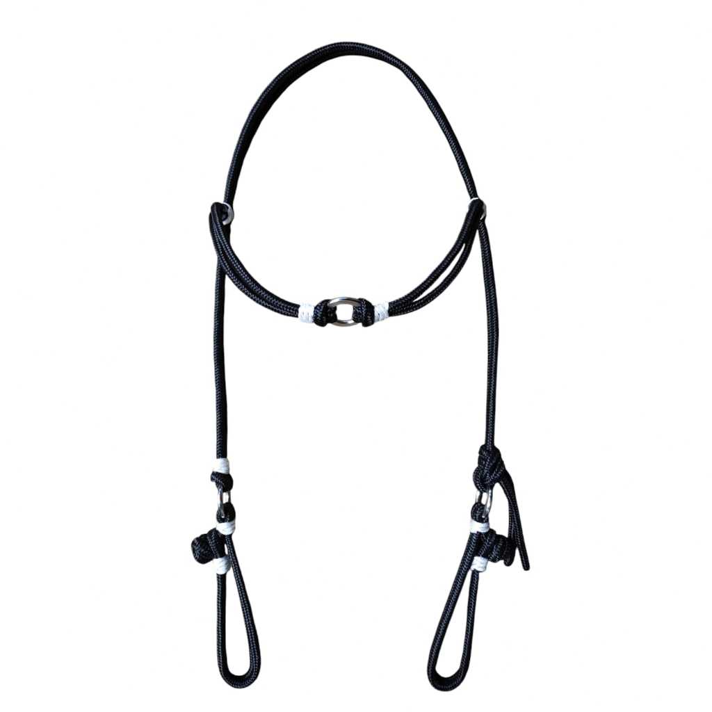 Cabeçada em Corda Cavalos Modelo Preto Variações Melhor — R$ 41,40 em Shopee