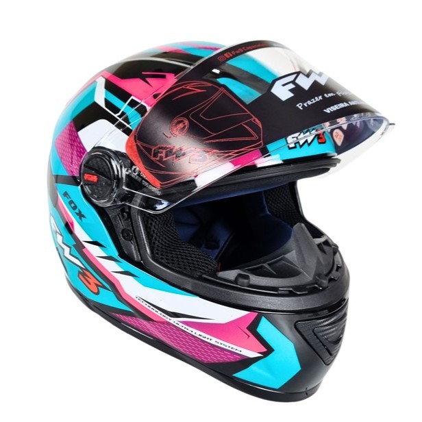 CAPACETE FW3 GTN FOX ROSA TIFFANY EXCLUSIVO SUPER OFERTA