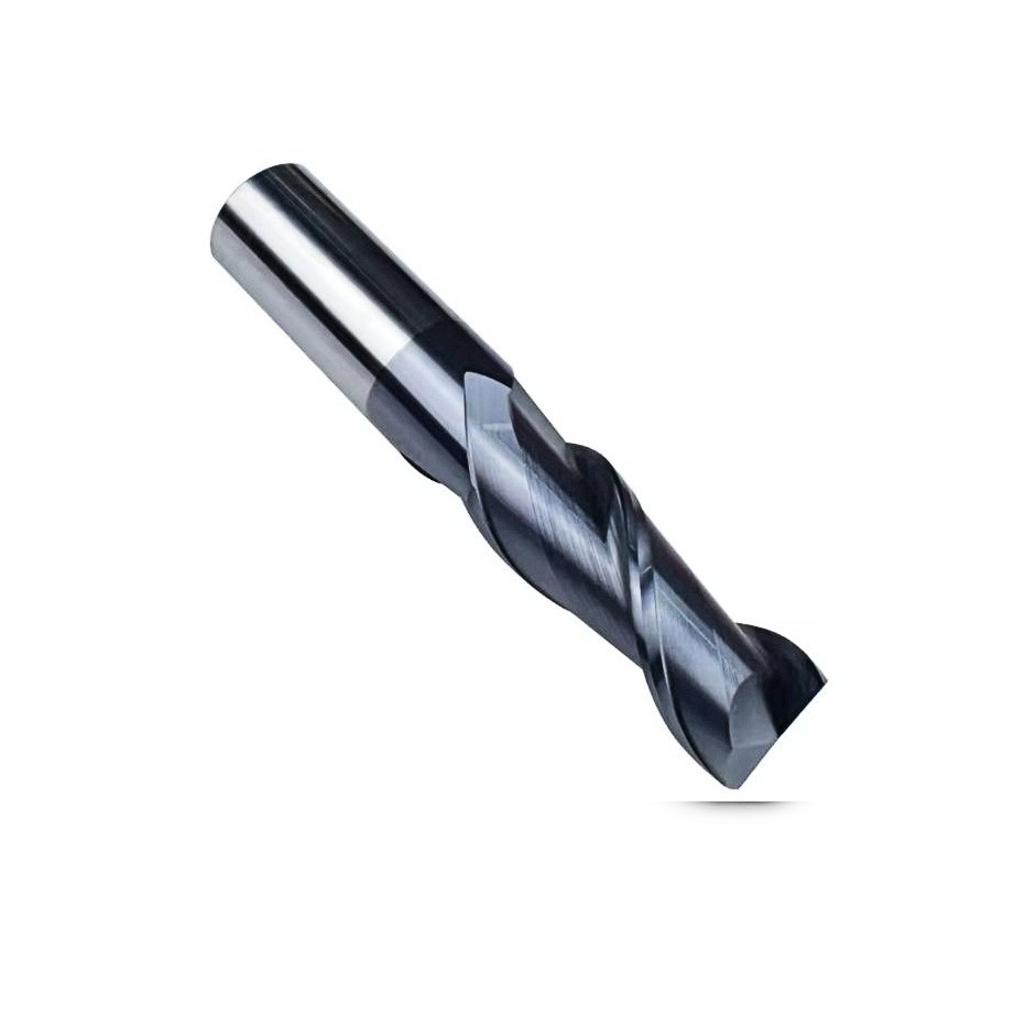 Fresa Topo Metal Duro 8mm Corte 2 Facas Com Cobertura 50HRC Usinagem CNC