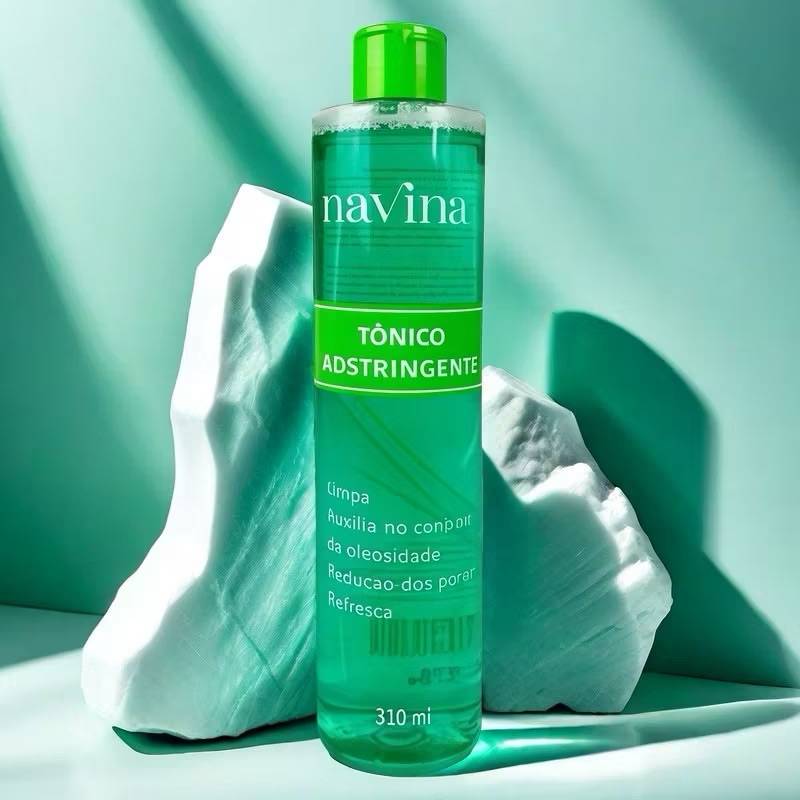 Loção Tônica Adstringente 310ml Navina 4 Em 1 Skin Care